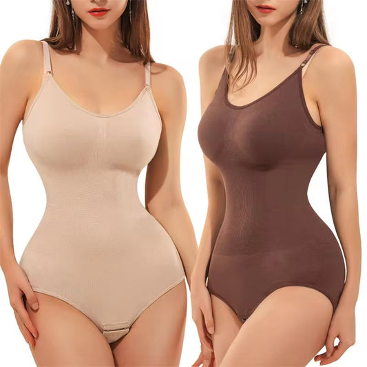 Open-Crotch Padded Bodysuit Shapewear